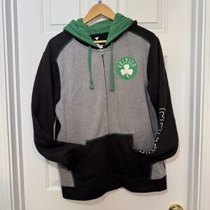 Fanatics Boston Celtics Full Zip Hoodie Size Large Hooded‎ Sweatshirt